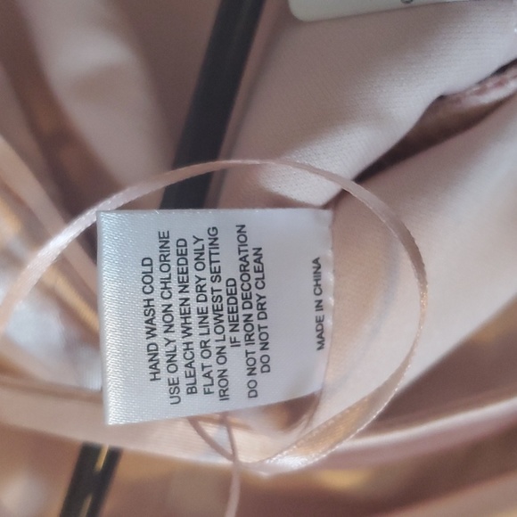 NWT Windsor Blush/Nude dress size 1 asymmetrical straps - Picture 11 of 11